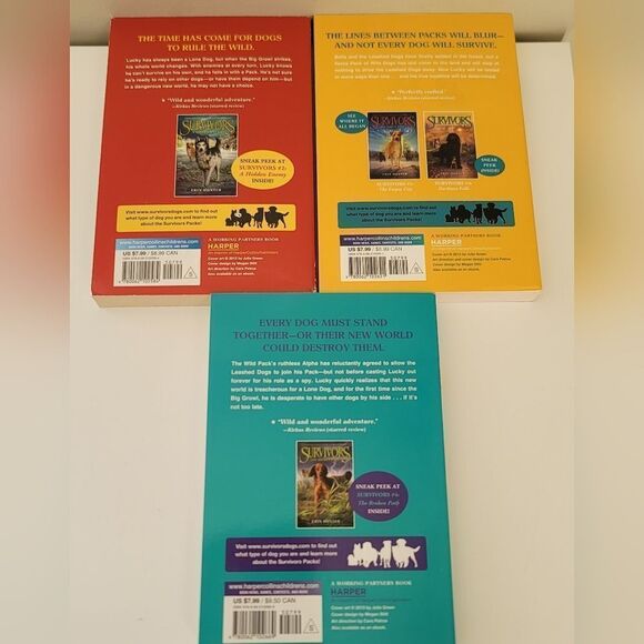 Survivors Book Set Erin Hunter Warriors Author Books 1-3 #481 - Picture 12 of 12